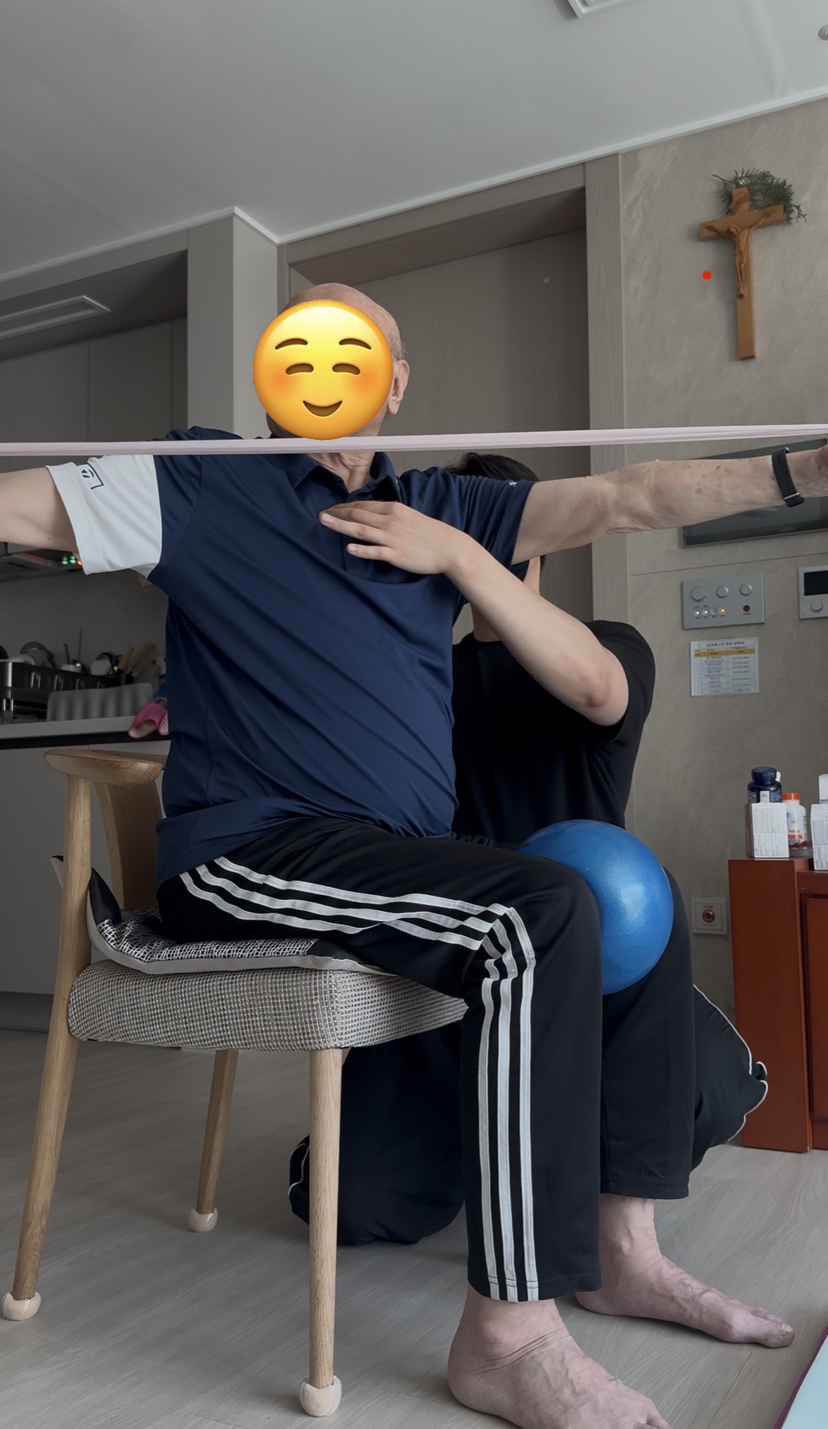 방문 재활운동 현장
