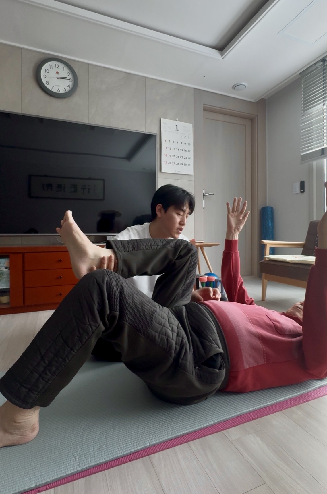 방문 재활운동 현장