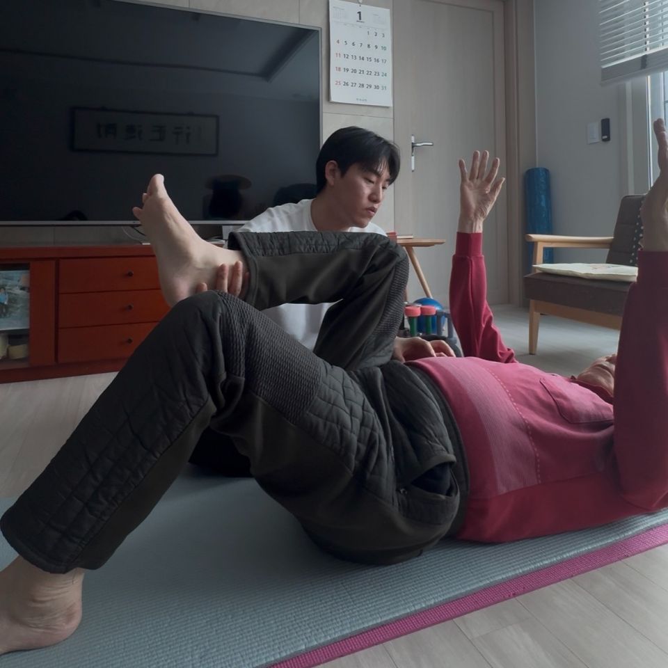 방문 재활운동 수업 현장